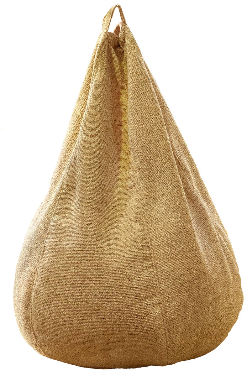 Puff pera venus miel borreguito 85x110cm