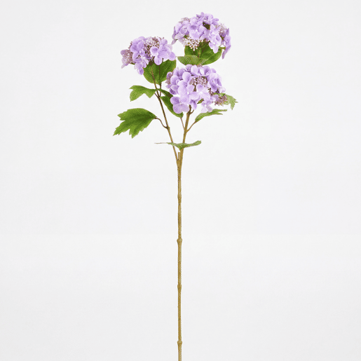 Planta com flor artificial VIBURNUM lilás 81cm Planta com flor artificial VIBURNUM lilás 81cm