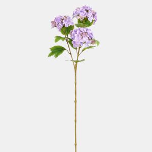 Planta com flor artificial VIBURNUM lilás 81cm