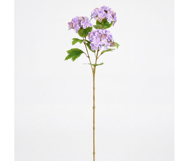 Planta floral artificial viburnum lila 81cm