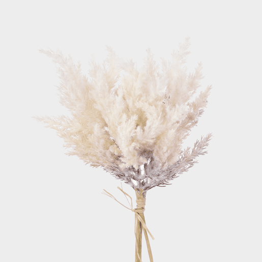 Planta com flor artificial ERICA creme 39cm