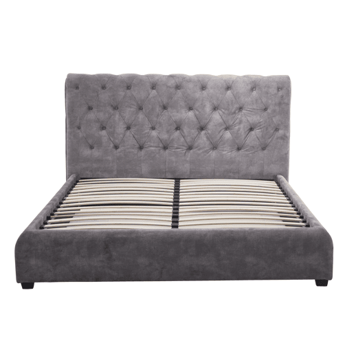 Cama BELMOND 160x200cm cor cinza