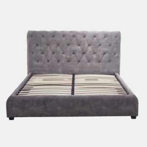 Cama BELMOND 160x200cm cor cinza