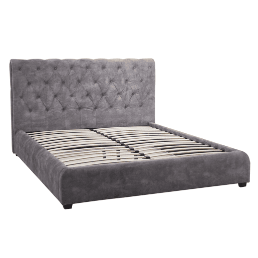 Cama BELMOND 160x200cm cor cinza