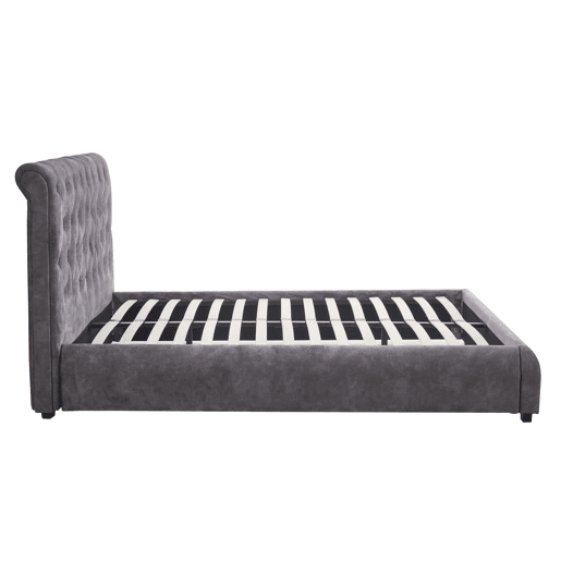 Cama BELMOND 160x200cm cor cinza