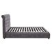 Cama BELMOND 160x200cm color gris Cama BELMOND 160x200cm color gris Gris