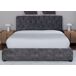 Cama BELMOND 160x200cm color gris Cama BELMOND 160x200cm color gris Gris