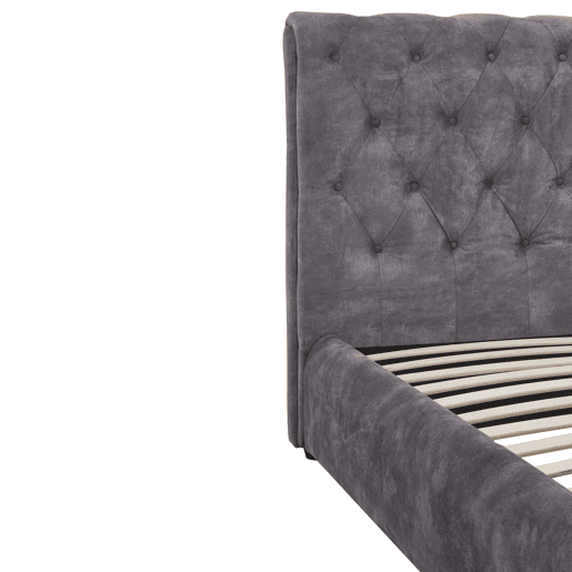 Cama BELMOND 160x200cm cor cinza