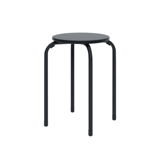 Banco de cozinha SIT cor preto