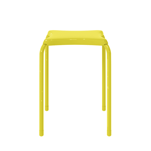 Banco de cozinha MINT cor amarelo Banco de cozinha MINT cor amarelo