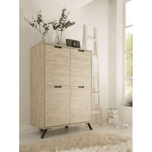 Aparador alto com 4 portas em carvalho PALMA