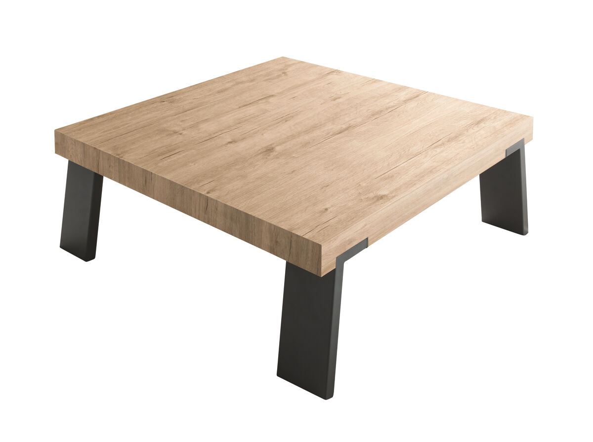 Mesa de centro fija color roble PALMA