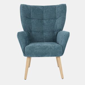 Cadeirão decorativo TYRA cor azul