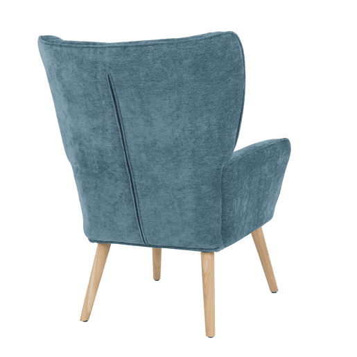Cadeirão decorativo TYRA cor azul