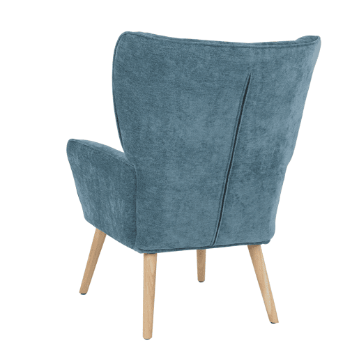 Cadeirão decorativo TYRA cor azul