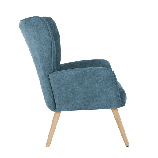 Cadeirão decorativo TYRA cor azul