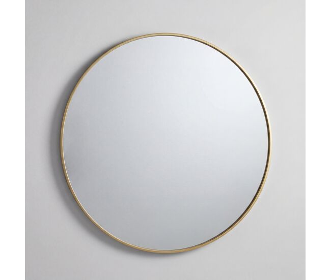 Espejo circle 100x100x2,75cm dorado marca conforama - conforama