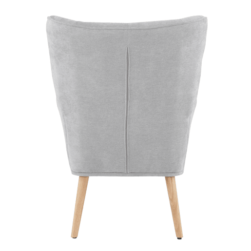 Cadeirão decorativo TYRA cor cinza