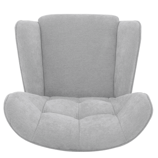 Cadeirão decorativo TYRA cor cinza