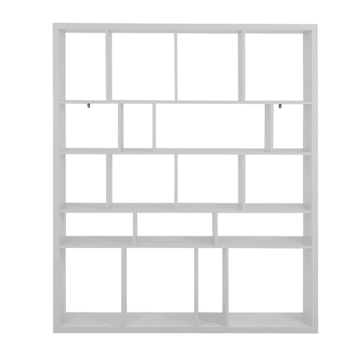 Estante com 19 aberturas SHINE cor branco