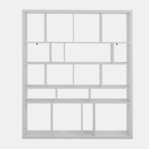 Estante com 19 aberturas SHINE cor branco