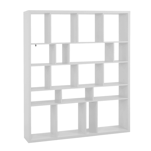 Estante com 19 aberturas SHINE cor branco