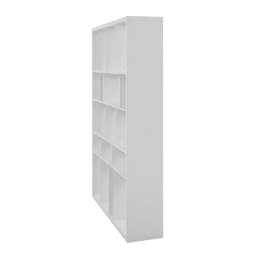 Estante com 19 aberturas SHINE cor branco