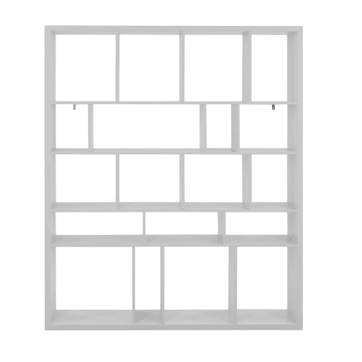 Estante com 19 aberturas SHINE cor branco