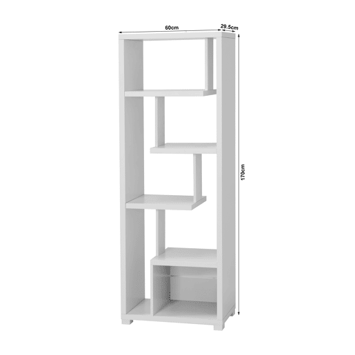 Estante com 6 aberturas RANIA em branco