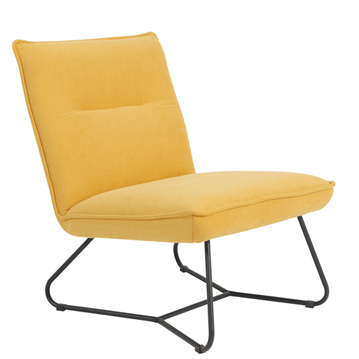 Cadeirão decorativo LEO amarelo