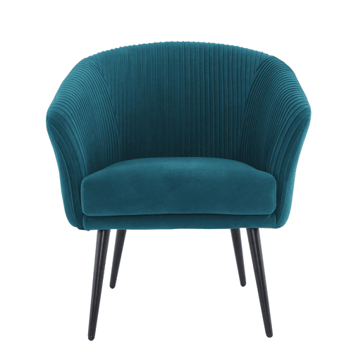 Cadeirão decorativo CLOE cor azul