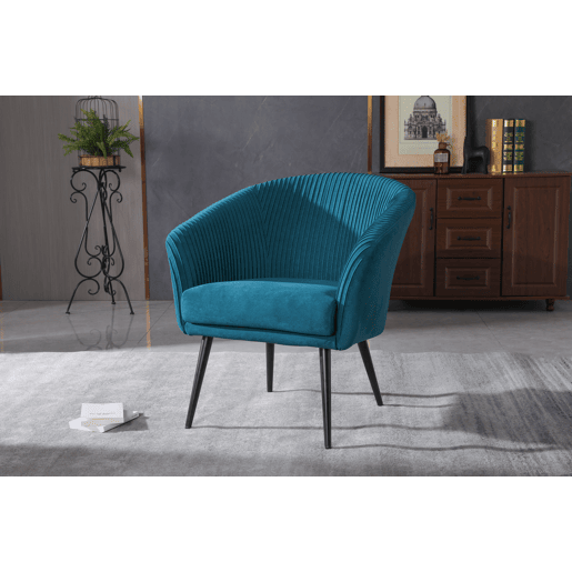 Cadeirão decorativo CLOE cor azul