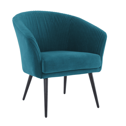 Cadeirão decorativo CLOE cor azul