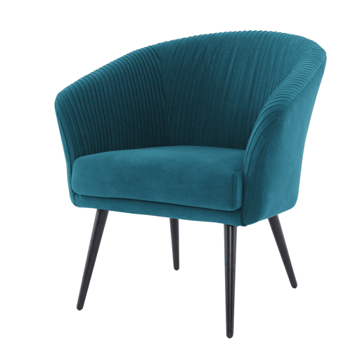 Cadeirão decorativo CLOE cor azul