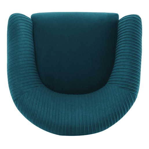 Cadeirão decorativo CLOE cor azul
