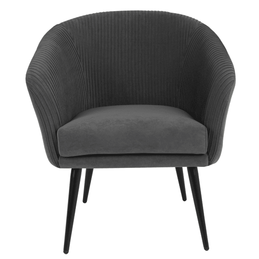 Cadeirão decorativo CLOE cor cinza
