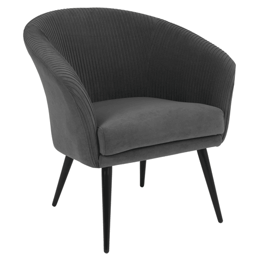 Cadeirão decorativo CLOE cor cinza