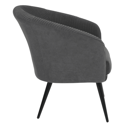 Cadeirão decorativo CLOE cor cinza