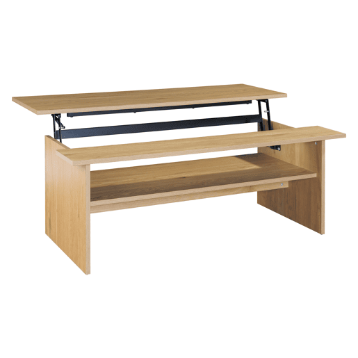 Mesa de centro elevável cor carvalho CRIS