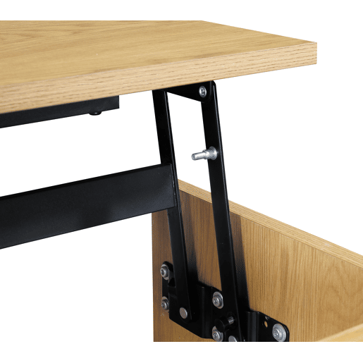 Mesa de centro elevável cor carvalho CRIS Mesa de centro elevável cor carvalho CRIS