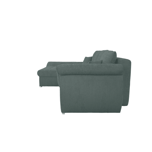 Chaise longue com cama e arca EDEN esquerda 4 lugares verde