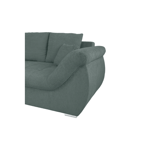 Chaise longue com cama e arca EDEN esquerda 4 lugares verde