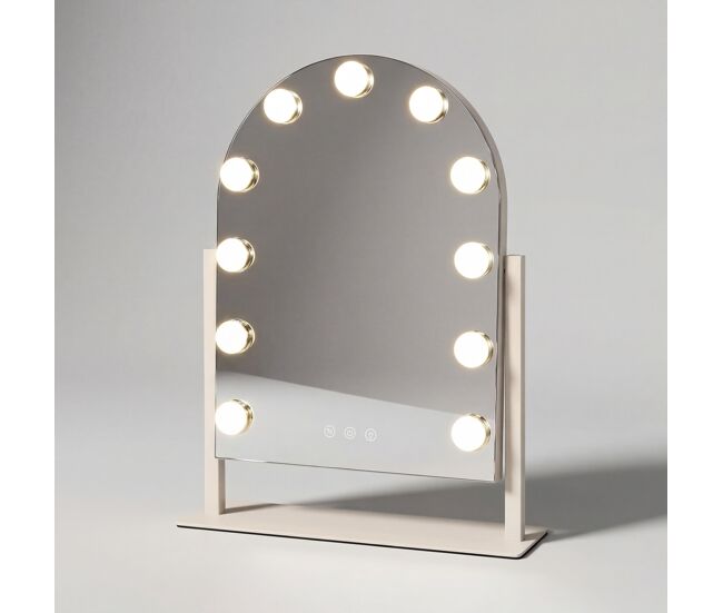 Espejo tania led 11 luces 47,5x36,5cm marca conforama - conforama