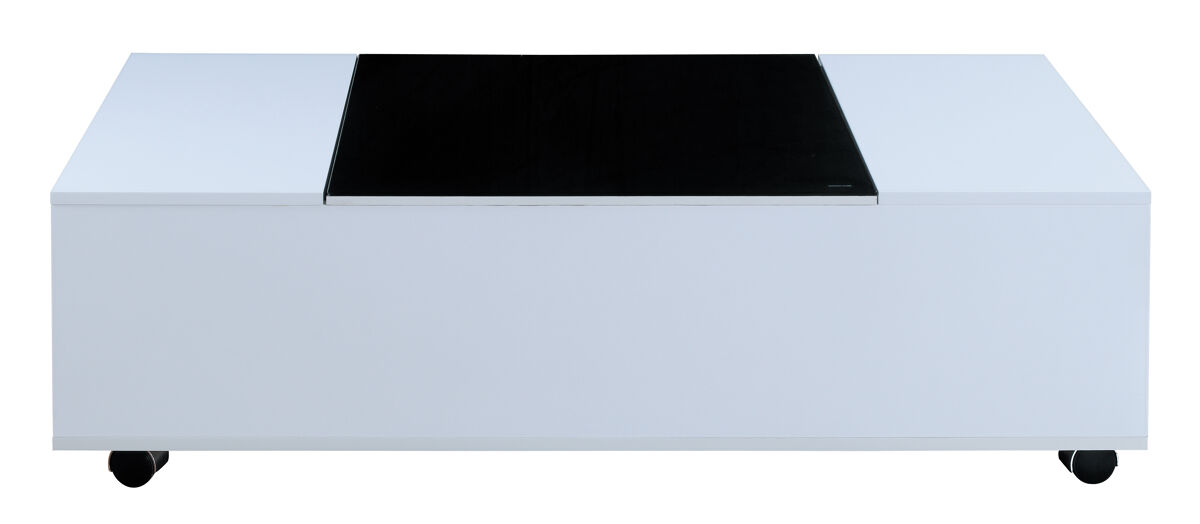 Mesa de centro elevable blanco SAM
