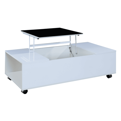 Mesa de centro elevável branco SAM Mesa de centro elevável branco SAM