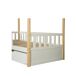 Cama nido WOOD madera maciza 90x190cm blanco natural Cama nido WOOD madera maciza 90x190cm blanco natural Blanco/ Madera