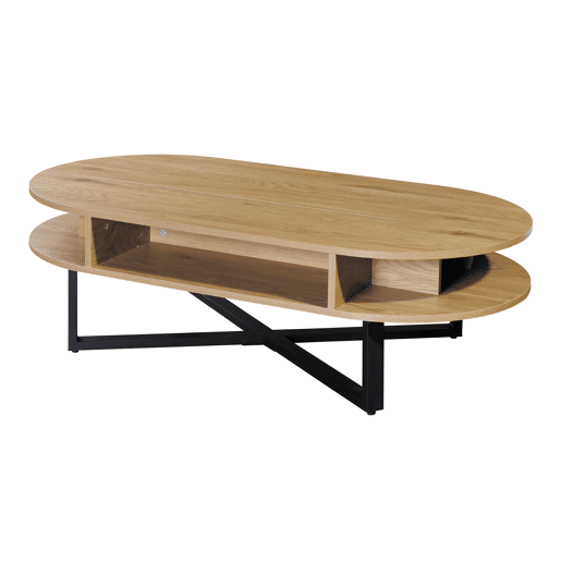 Mesa de centro elevável cor carvalho LIA Mesa de centro elevável cor carvalho LIA