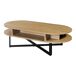 Mesa de centro elevable color roble LIA Mesa de centro elevable color roble LIA Roble