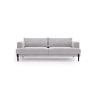 Sofá 3 lugares fixo DELUXE cor cinza