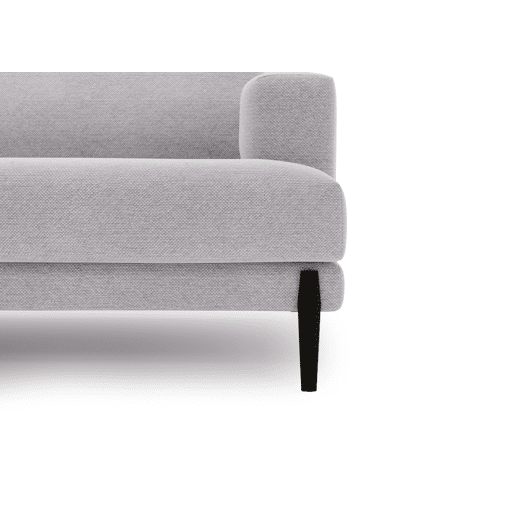 Sofá 3 lugares fixo DELUXE cor cinza Sofá 3 lugares fixo DELUXE cor cinza